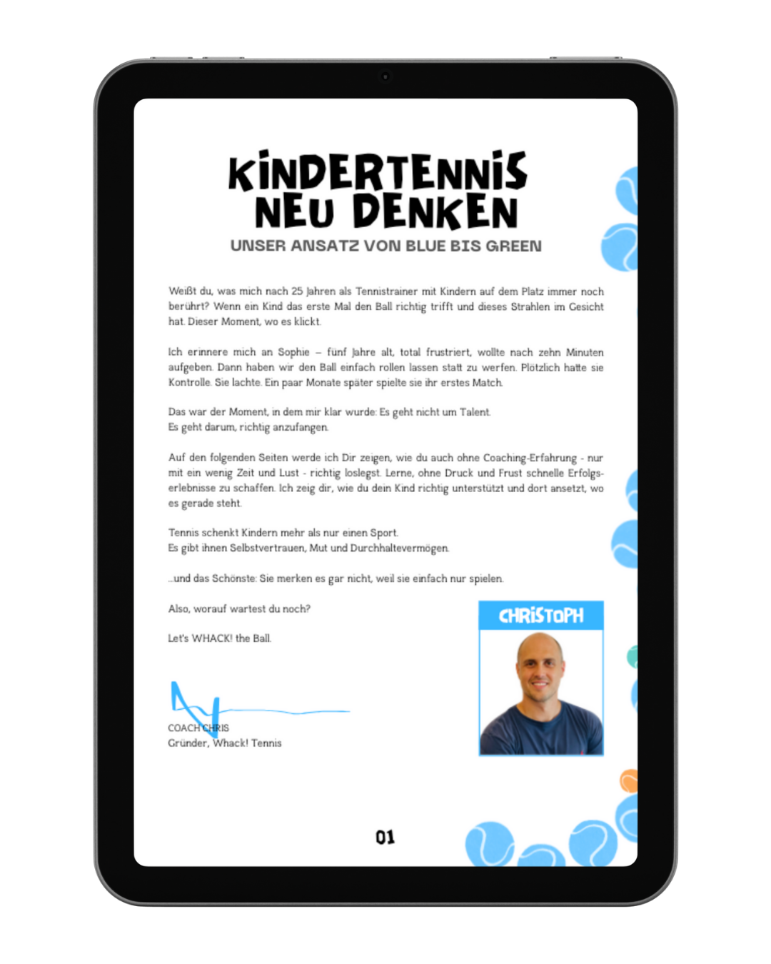 Get the E-Book - WHACK! Tennis Guide for Parents - Learn Tennis Step by Step