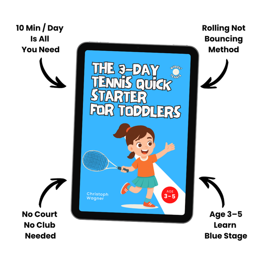 Toddler Tennis - 3-Day Quick Starter | Your toddler's first 3 days of tennis.